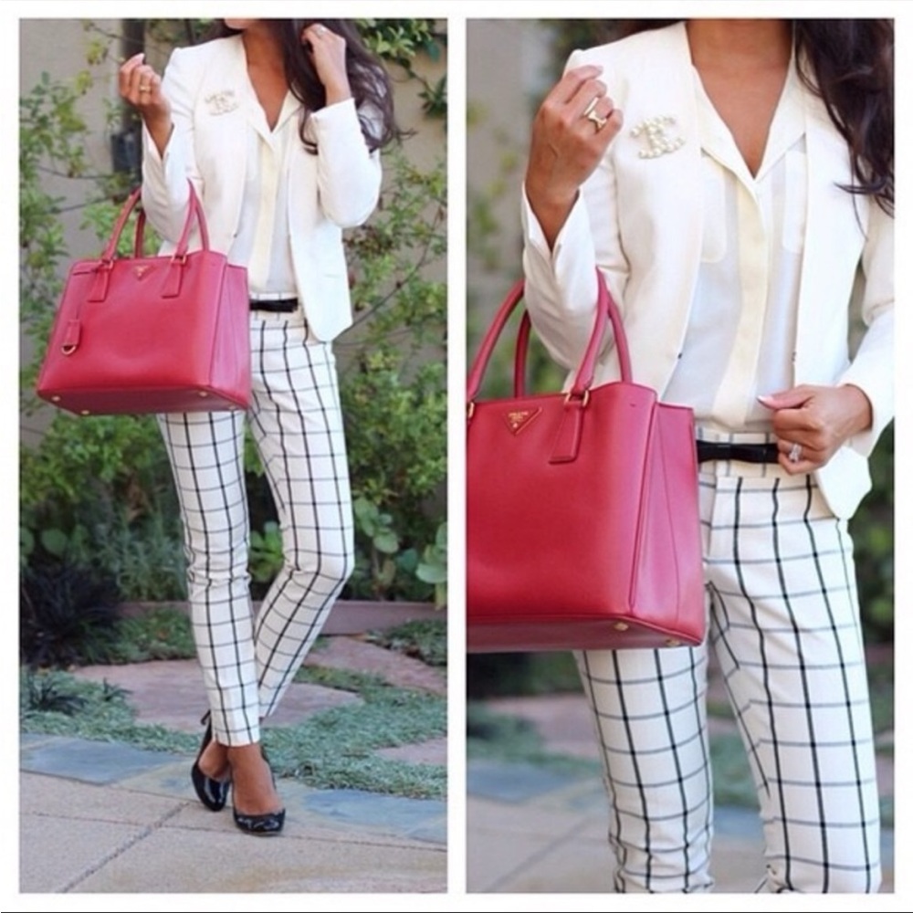 Banana Republic Sloan Fit Windowpane pant